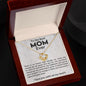 TO THE BEST MOM EVER | YOU ARE THE QUEEN | LOVE KNOT NECKLACE