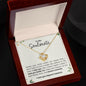 TO MY SOULMATE | YOUR SMILE | LOVE KNOT NECKLACE