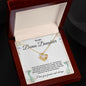 TO MY BONUS DAUGHTER | LOVE YOU FOREVER | LOVE KNOT NECKLACE