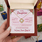 To My Daughter - Love You Forever | Love Knot Necklace