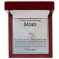 TO THE MOST AMAZING MOM | YOUR LOVE IS A GIFT | LOVE KNOT NECKLACE