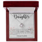 Daughter | My Lovely Flower | Love Knot Necklace