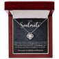 TO MY SOULMATE | I ADORE YOU | LOVE KNOT NECKLACE