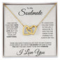 TO MY SOULMATE | INTERLOCKING HEARTS NECKLACE