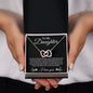 TO MY DAUGHTER | INTERLOCKING HEARTS NECKLACE