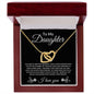 TO MY DAUGHTER | INTERLOCKING HEARTS NECKLACE