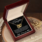 TO MY DAUGHTER | INTERLOCKING HEARTS NECKLACE