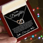 TO MY DAUGHTER | INTERLOCKING HEARTS NECKLACE