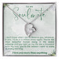 TO MY SOULMATE | MOST BEAUTIFUL | FOREVER LOVE NECKLACE