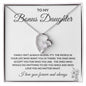 TO MY BONUS DAUGHTER | FOREVER LOVE NECKLACE