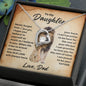 To My Daughter - Love Dad | Forever Love Necklace