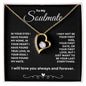 TO MY SOULMATE | I WILL LOVE YOU FOREVER | FOREVER LOVE NECKLACE