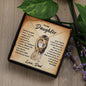 To My Daughter - Love Dad | Forever Love Necklace