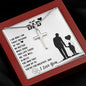 My Dad | Because Of You - Stainless Steel Cross Necklace