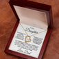 To My Daughter From Dad, Forever Love Necklace, Father to Daughter Gift, Birthday Gift To Daughter From Dad, Daughter Necklace, Graduation