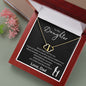 To My Daughter From Dad, Solid Gold with Diamonds Necklace, Father to Daughter Gift, Birthday Gift To Daughter From Dad, Daughter Necklace