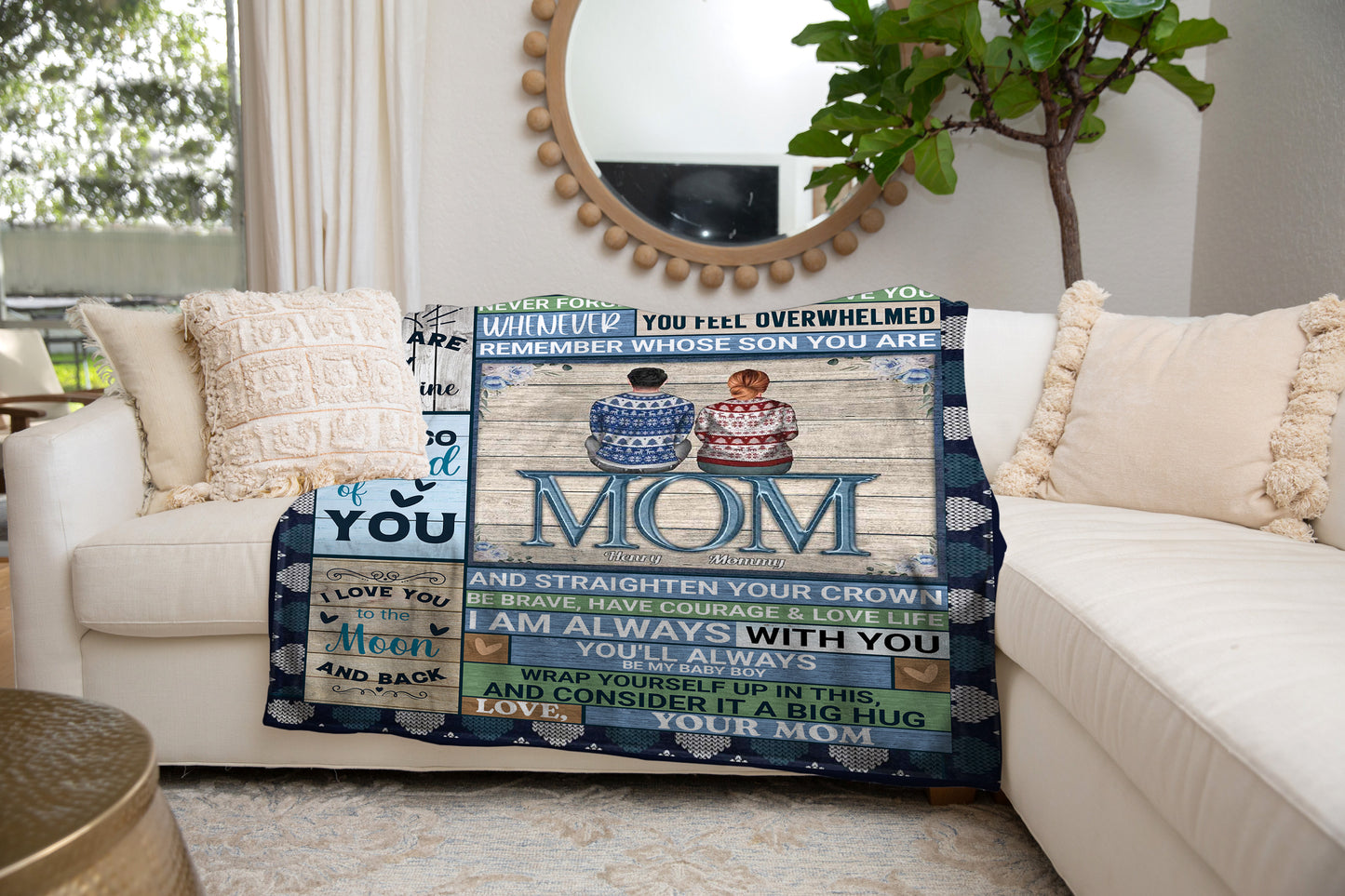 To My Son - So Proud of You | Premium Plush Blanket