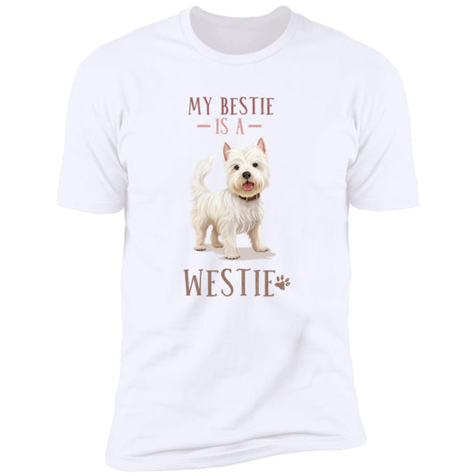 Dog Lovers - Westie - Premium Cotton T-Shirt