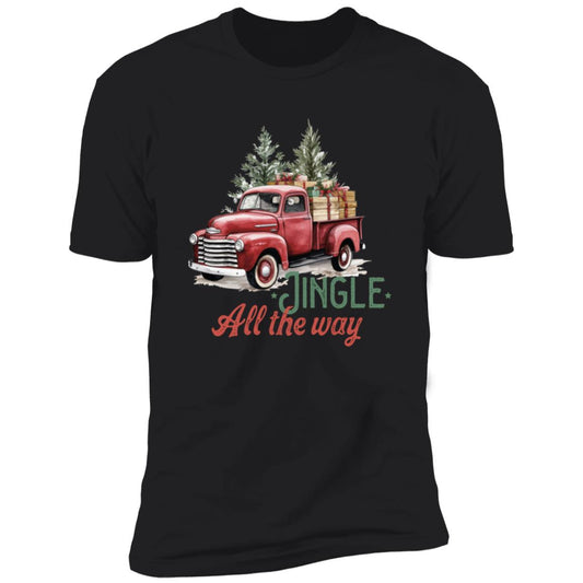Jingle All The Way - Premium Cotton T-Shirt