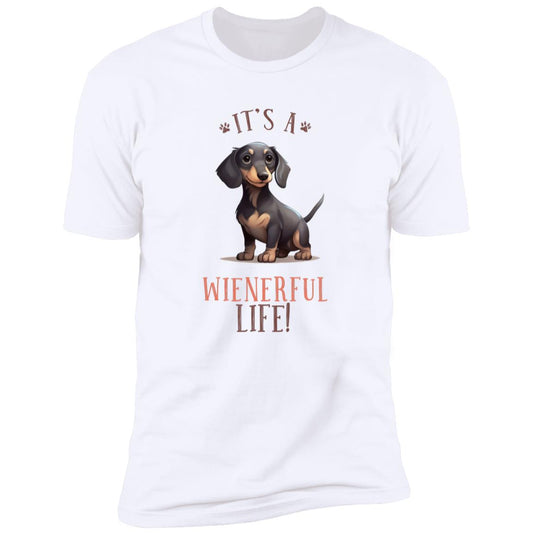 Dog Lovers - Dachshund Wiener - Premium Cotton T-Shirt