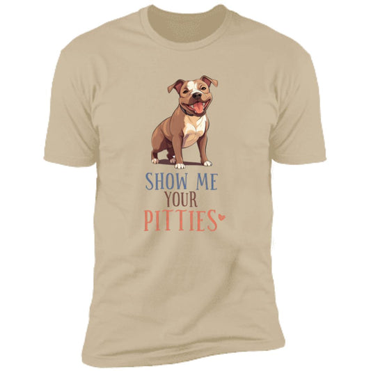 Dog Lovers - Pitbull - Premium Cotton T-Shirt