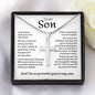 My Son | I'm So Grateful - Stainless Steel Cross Necklace