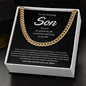 My Amazing Son | My Greatest Gift - Cuban Link Chain Necklace