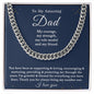 My Amazing Dad | I'm Grateful - Cuban Link Chain