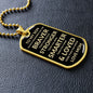 To My Son | Dog Tag Necklace, Gift from Mom, Gift for Son, Christmas, Birthday, Graduation Gift