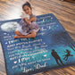 To My Daughter, Cozy Plush Fleece Blanket - 50X60, Daughter Gift, Dad To Daughter Throw Blanket Gift, Birthday Graduation Christmas Gifts