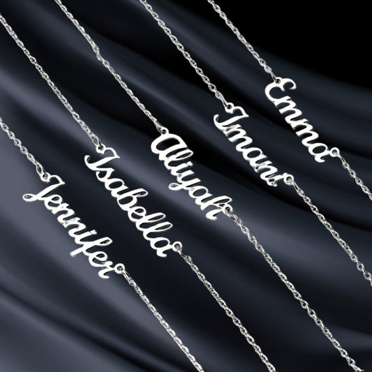 Customizable Name Necklace, Personalized Name Necklace, Gift for Her, Daughter Gift, Wife Gift, Birthday Gift for Her, Valentines for Her