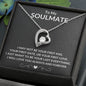 My Soulmate, Forever Love Necklace, Soulmate Gift, Soulmate Necklace, Gift for Wife, Anniversary Necklace for Wife, Soulmate Valentines Gift