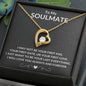 My Soulmate, Forever Love Necklace, Soulmate Gift, Soulmate Necklace, Gift for Wife, Anniversary Necklace for Wife, Soulmate Valentines Gift