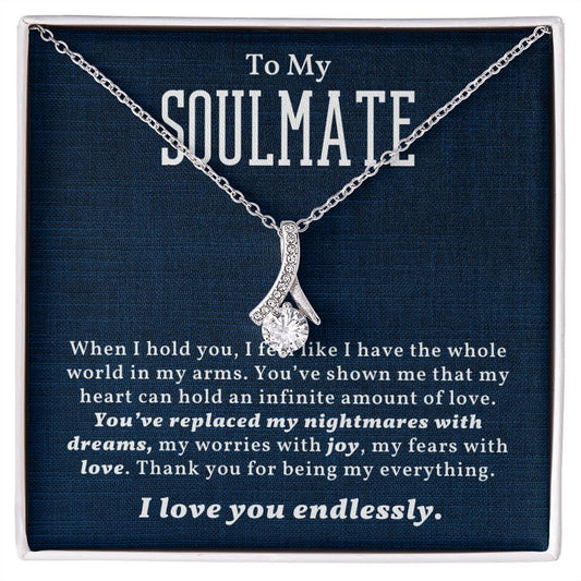 Soulmate Alluring Beauty Necklace, Soulmate Gift, Soulmate Necklace, Gift for Wife, Anniversary Necklace for Wife, Soulmate Valentines Gift