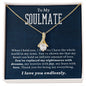 Soulmate Alluring Beauty Necklace, Soulmate Gift, Soulmate Necklace, Gift for Wife, Anniversary Necklace for Wife, Soulmate Valentines Gift