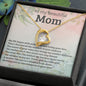 To My Mom, Forever Love Necklace, Mom Birthday Gift from Daughter, Mom Gift from Son, Christmas Gift for Mom, Valentines Gift for Mom