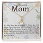 To My Mom, Alluring Beauty Necklace, Mom Birthday Gift from Daughter, Mom Gift from Son, Christmas Gift for Mom, Valentines Gift for Mom