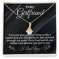 To My Girlfriend Necklace, Anniversary Gift for Girlfriend, Girlfriend Birthday, Girlfriend Necklace, Christmas Gift For Girlfriend
