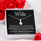 To my wife | the one i live for | alluring beauty necklace