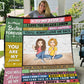 To My Bestie - Thank you | Premium Plush Blanket, Best Friends