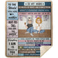 To My Mom - My Loving Mother | Premium Plush Blanket