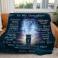To My Daughter - Love My Baby Girl | Premium Plush Blanket, From Dad, Queen, Throw, Fleece, Sherpa
