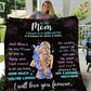 Mom - You Are Loved | Blonde Hair | Premium Plush Blanket, Queen, Throw, Fleece, Sherpa