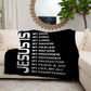 Jesus - My King | Premium Plush Blanket, Queen, Throw, Fleece, Sherpa