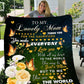 To My Lovely Mom - My World | Premium Plush Blanket, From Daughter, Queen, Throw, Fleece, Sherpa