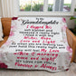To My Granddaughter - Hope, Love, & Light | Premium Plush Blanket