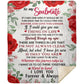 To My Soulmate - Hand in Hand | Premium Plush Blanket, Queen, Throw, Fleece, Sherpa