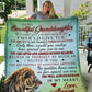 To My Beautiful Granddaughter - You Are Loved | Premium Plush Blanket