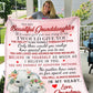 To My Beautiful Granddaughter | Premium Plush Blanket
