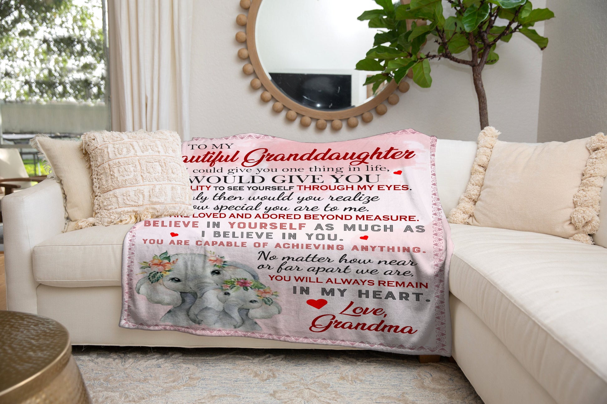 To My Beautiful Granddaughter | Premium Plush Blanket